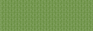Russell Reid patterned logo background in green