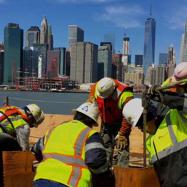 Waste Management Team, New York Skyline