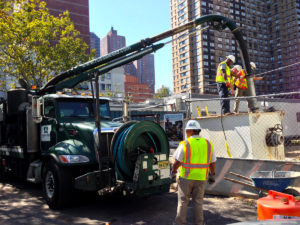 Jet Vac Truck Crew and Equipment