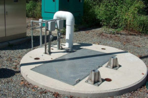 Outdoor pump station